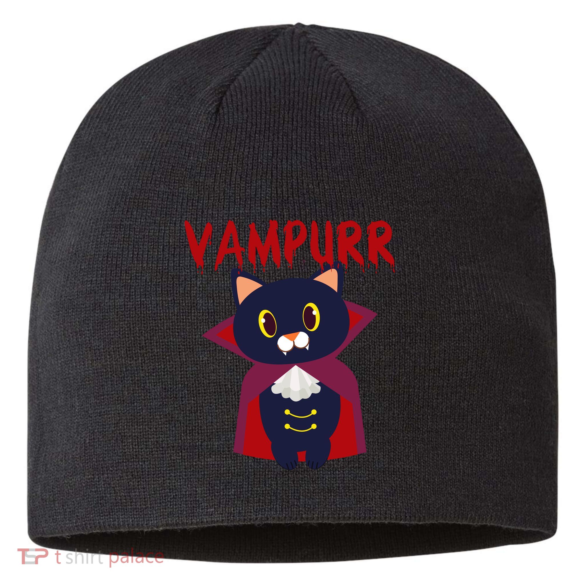 Vampurr Vampire Cat Sustainable Beanie
