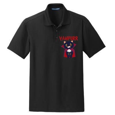 Vampurr Vampire Cat Dry Zone Grid Polo