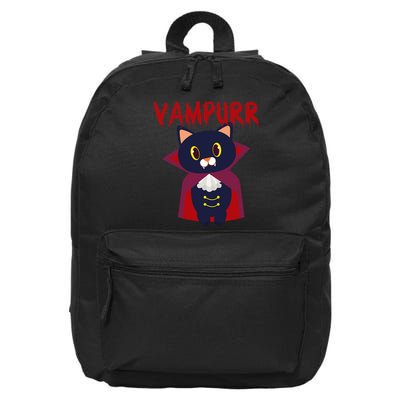 Vampurr Vampire Cat 16 in Basic Backpack