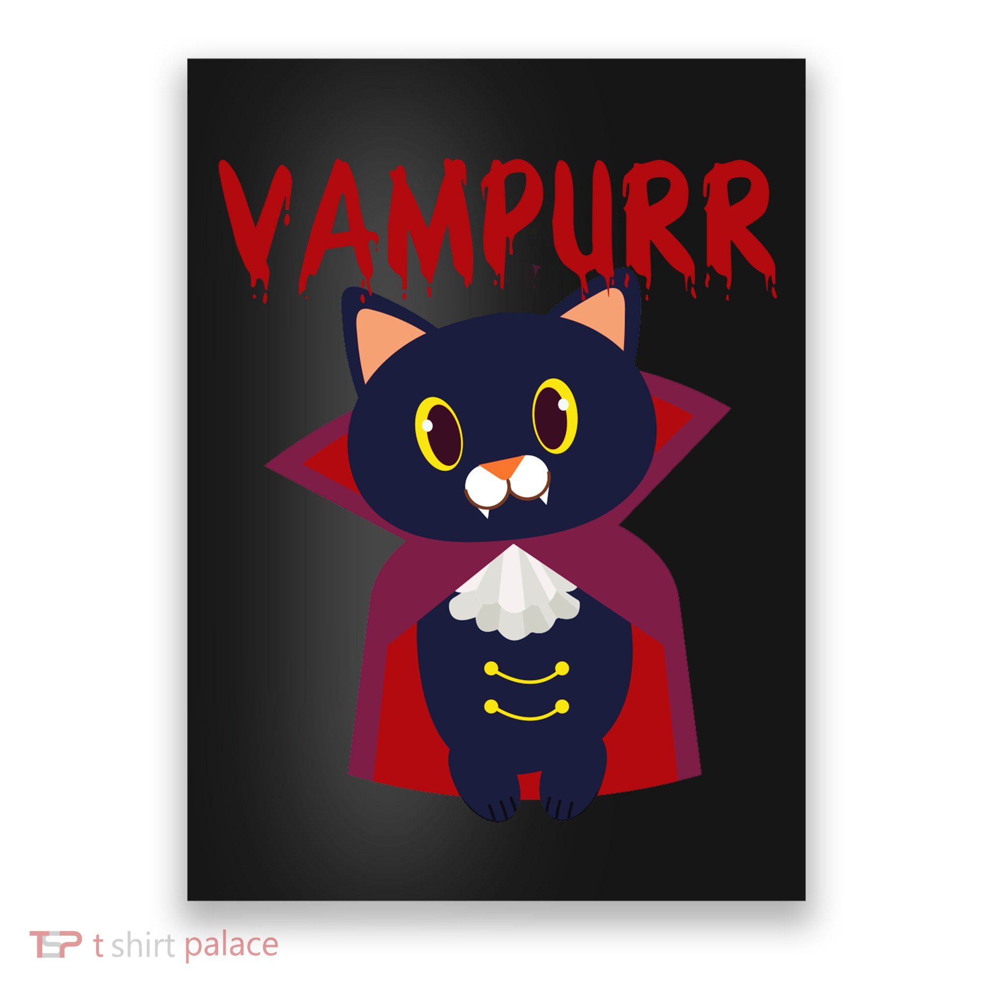 Vampurr Vampire Cat Poster