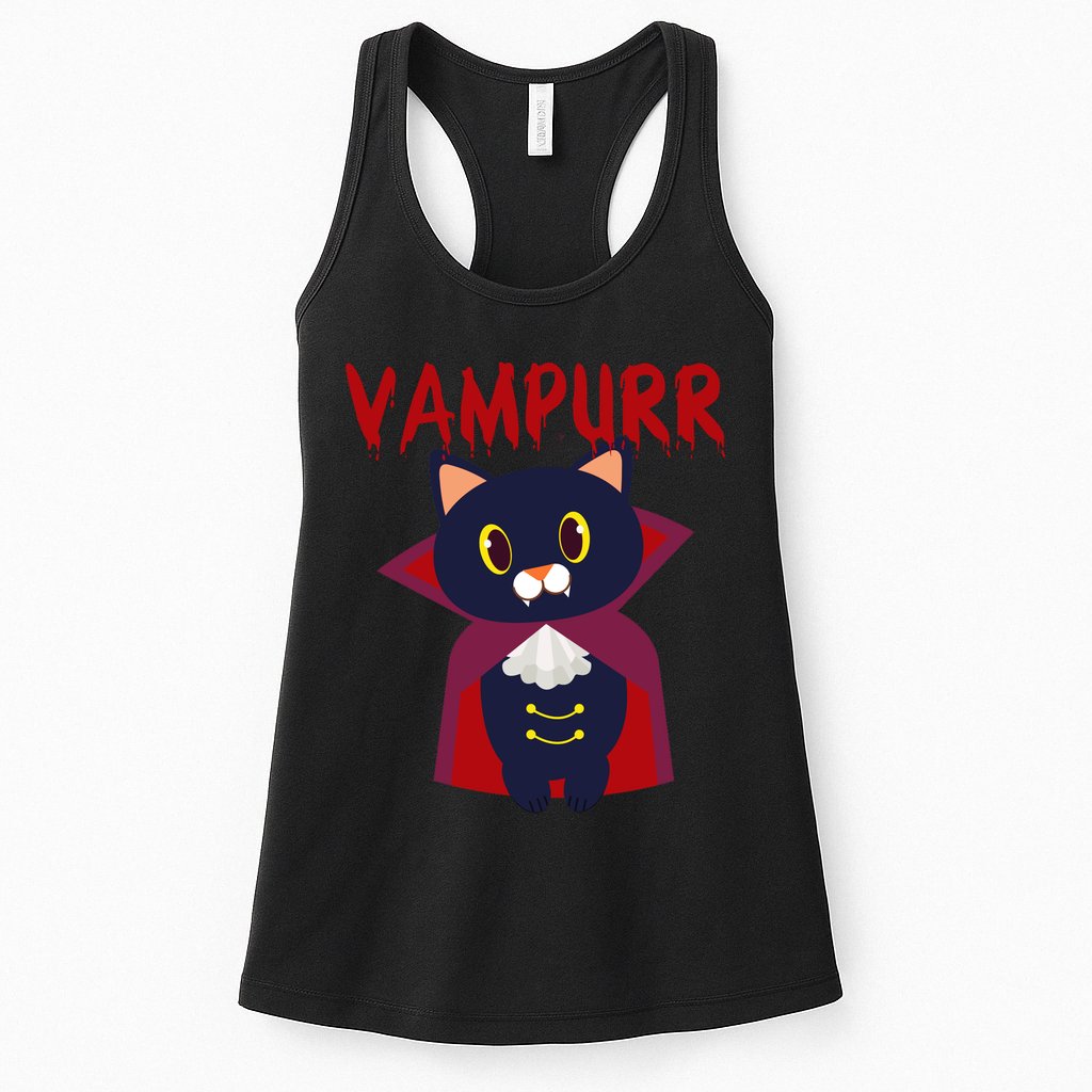 Vampurr Vampire Cat Womens Tank Top