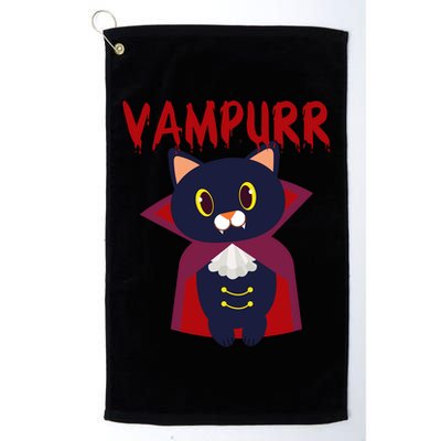 Vampurr Vampire Cat Golf Towel
