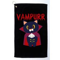 Vampurr Vampire Cat Golf Towel