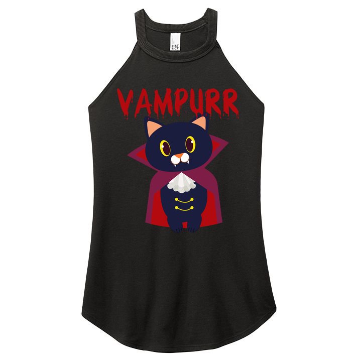Vampurr Vampire Cat Women's Perfect Tri Rocker Tank