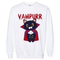 Vampurr Vampire Cat Garment-Dyed Sweatshirt