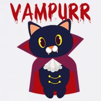 Vampurr Vampire Cat Garment-Dyed Sweatshirt