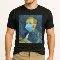Van Gogh Funny Quarantine Mask Cooling Performance Crew T-Shirt