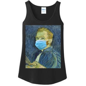 Van Gogh Funny Quarantine Mask Ladies Essential Tank