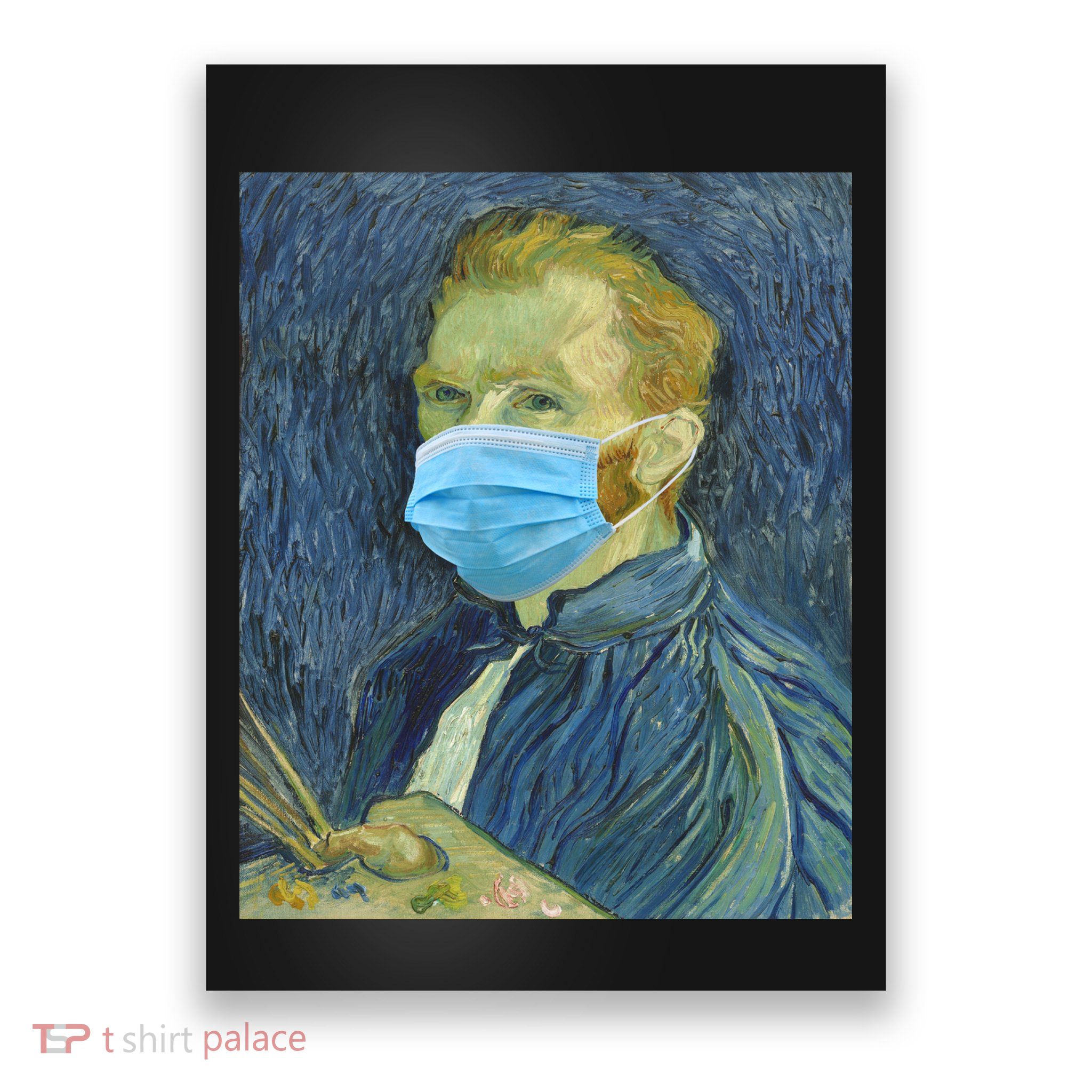 Van Gogh Funny Quarantine Mask Poster