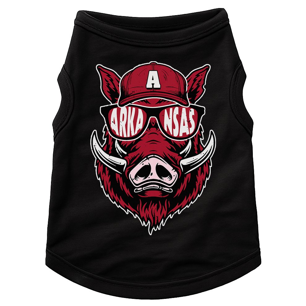 Vintage Arkansas Name Pride Apparel Arkansas Doggie Tank