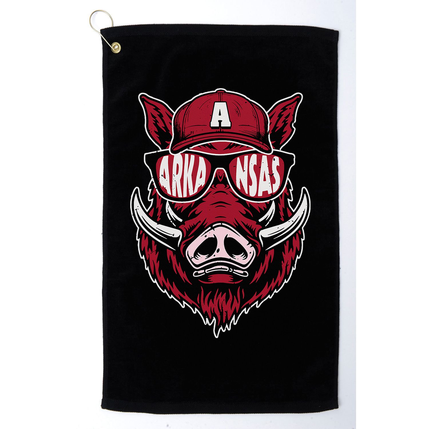 Vintage Arkansas Name Pride Apparel Arkansas Golf Towel