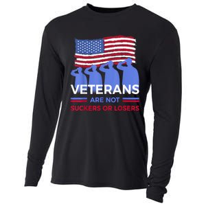 Veterans Are Not Suckers Or Losers Cooling Performance Long Sleeve Crew