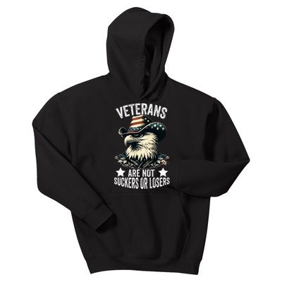 Veterans Are Not Suckers Or Losers Kids Hoodie