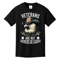 Veterans Are Not Suckers Or Losers Kids T-Shirt