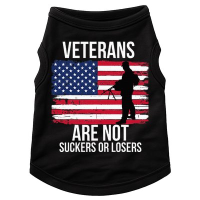 Veterans Are Not Suckers Or Losers Biden 2024 Doggie Tank