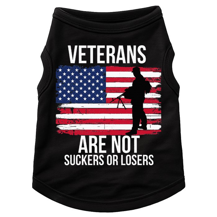 Veterans Are Not Suckers Or Losers Biden 2024 Doggie Tank