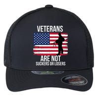 Veterans Are Not Suckers Or Losers Biden 2024 Flexfit Unipanel Trucker Cap