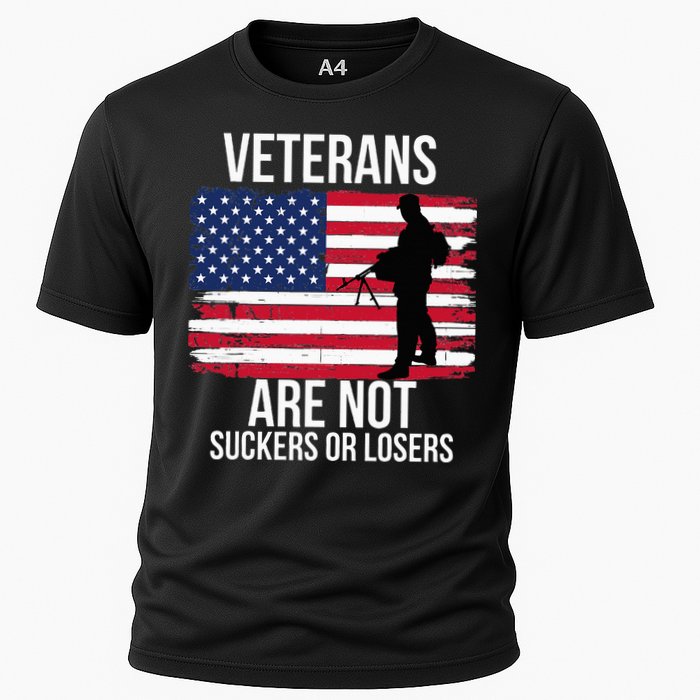 Veterans Are Not Suckers Or Losers Biden 2024 Cooling Performance Crew T-Shirt