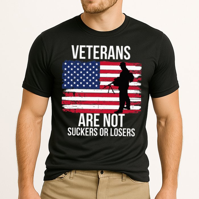 Veterans Are Not Suckers Or Losers Biden 2024 Cooling Performance Crew T-Shirt