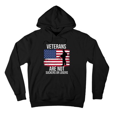 Veterans Are Not Suckers Or Losers Biden 2024 Hoodie