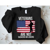 Veterans Are Not Suckers Or Losers Biden 2024 Sweatshirt