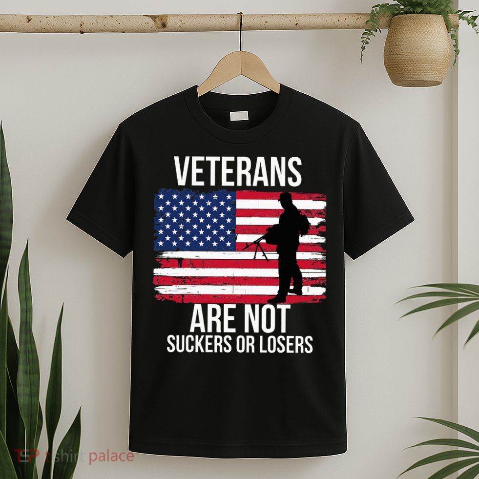 Veterans Are Not Suckers Or Losers Biden 2024 T-Shirt