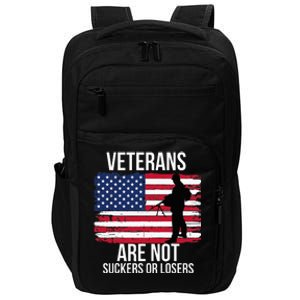 Veterans Are Not Suckers Or Losers Biden 2024 Impact Tech Backpack