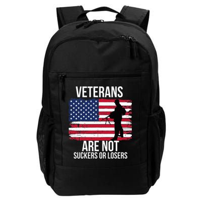 Veterans Are Not Suckers Or Losers Biden 2024 Backpack