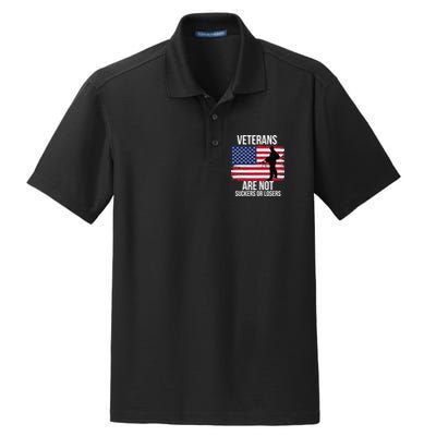 Veterans Are Not Suckers Or Losers Biden 2024 Dry Zone Grid Polo