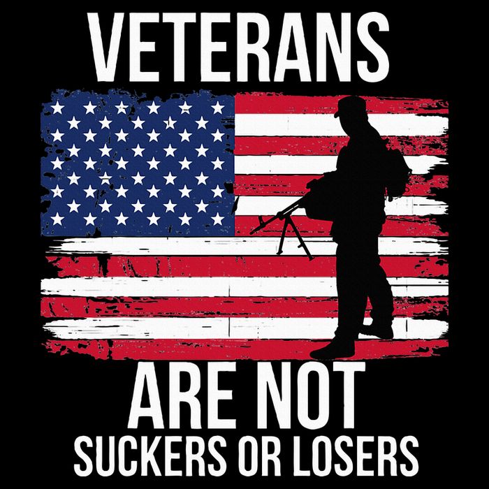 Veterans Are Not Suckers Or Losers Biden 2024 16 in Basic Backpack