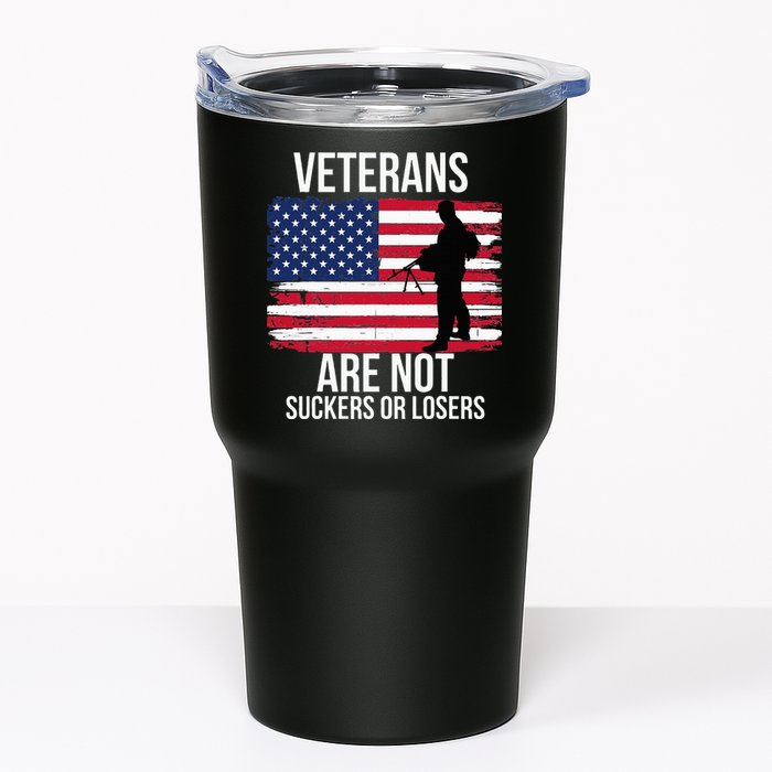 Veterans Are Not Suckers Or Losers Biden 2024 Tumbler