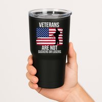 Veterans Are Not Suckers Or Losers Biden 2024 Tumbler