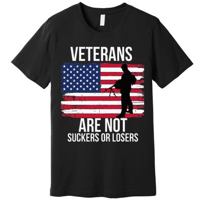 Veterans Are Not Suckers Or Losers Biden 2024 Premium T-Shirt
