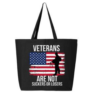 Veterans Are Not Suckers Or Losers Biden 2024 25L Jumbo Tote