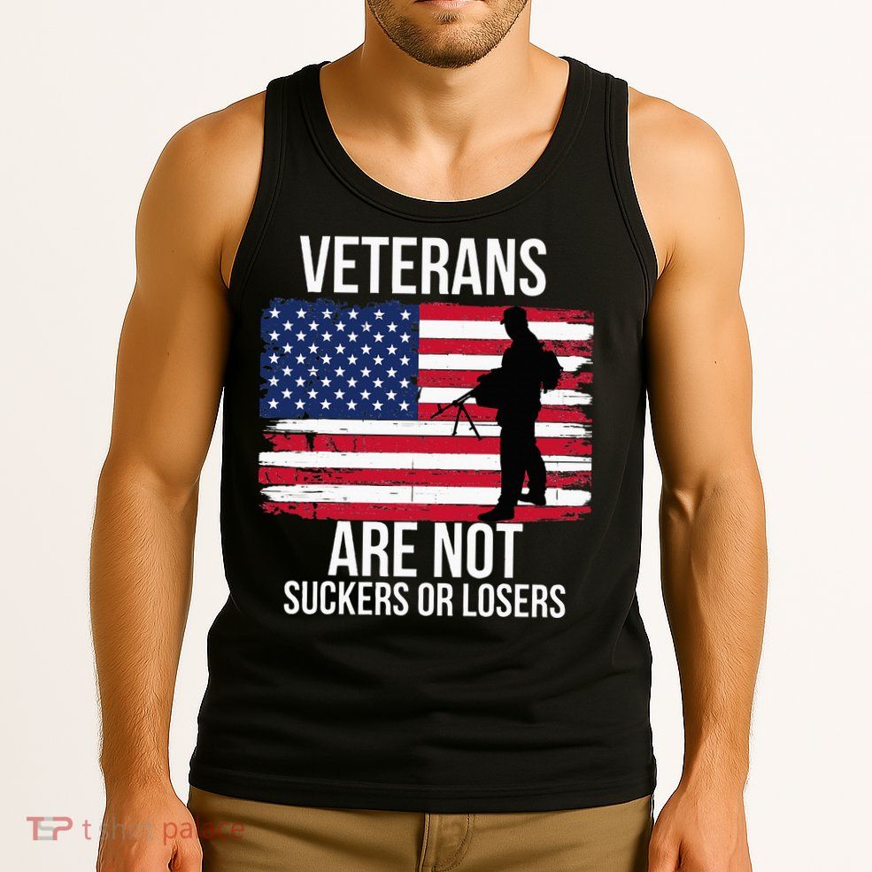 Veterans Are Not Suckers Or Losers Biden 2024 Tank Top