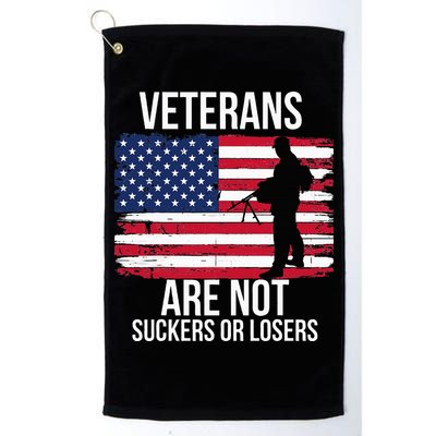 Veterans Are Not Suckers Or Losers Biden 2024 Golf Towel