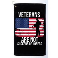 Veterans Are Not Suckers Or Losers Biden 2024 Golf Towel