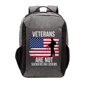 Veterans Are Not Suckers Or Losers Biden 2024 Vector Backpack