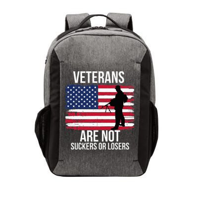 Veterans Are Not Suckers Or Losers Biden 2024 Vector Backpack