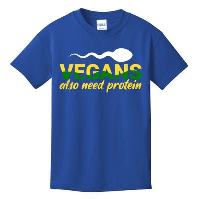 Vegans Also Need Protein Gift Kids T-Shirt