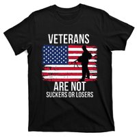 Veterans Are Not Suckers Or Losers Biden 2020 Anti Trump T-Shirt