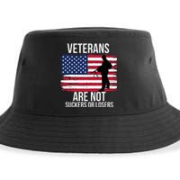 Veterans Are Not Suckers Or Losers Biden 2020 Anti Trump Sustainable Bucket Hat