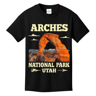 Vintage Arches National Park Retro Kids T-Shirt