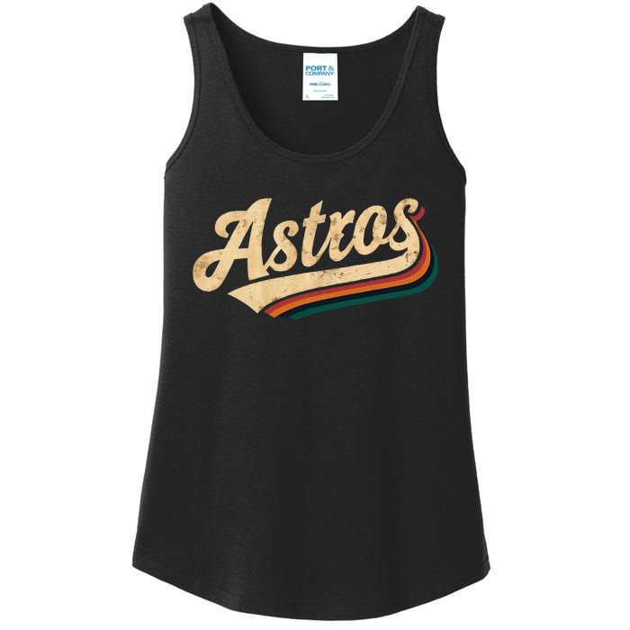 Vintage A.S.T.R.O.S Name Retro Style 70s 80s Ladies Essential Tank