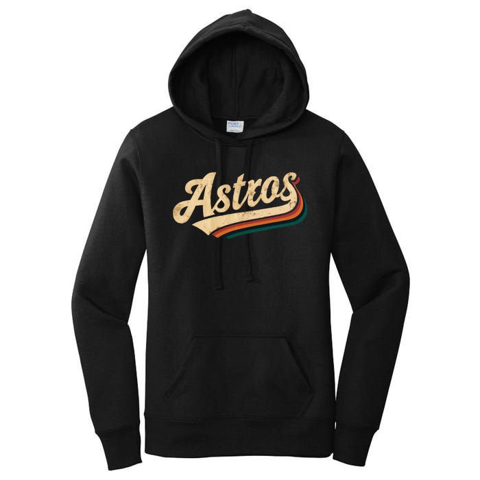 Vintage A.S.T.R.O.S Name Retro Style 70s 80s Women's Pullover Hoodie