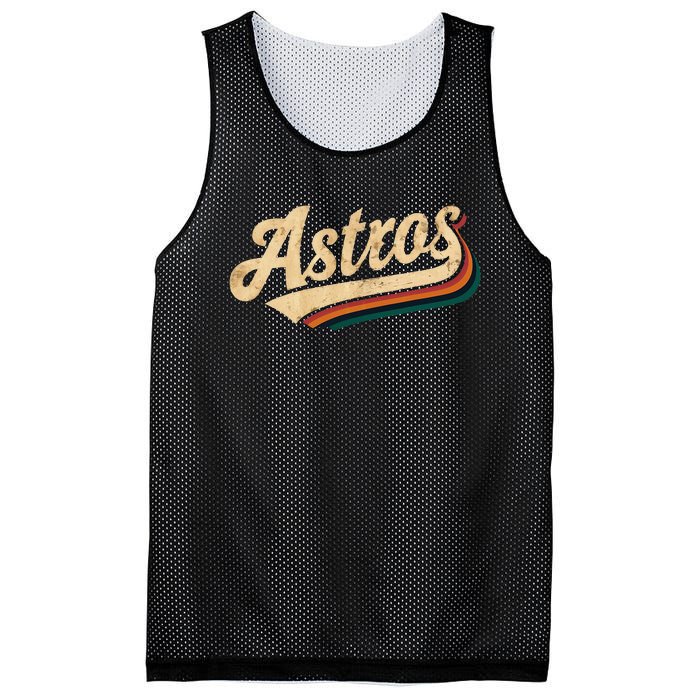 Vintage A.S.T.R.O.S Name Retro Style 70s 80s Mesh Reversible Basketball Jersey Tank