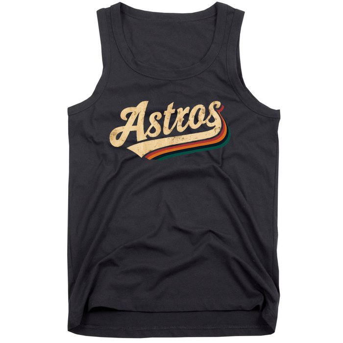 Vintage A.S.T.R.O.S Name Retro Style 70s 80s Tank Top