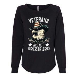 Veterans Are Not Suckers Or Losers Womens California Wash Sweatshirt