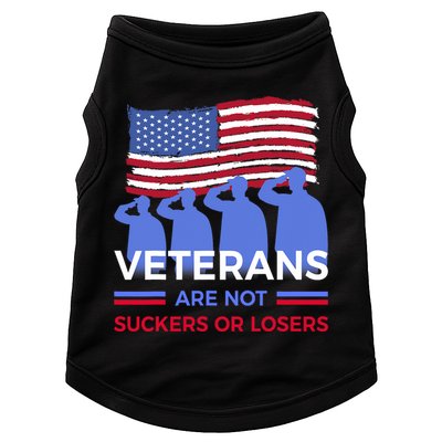 Veterans Are Not Suckers Or Losers Doggie Tank