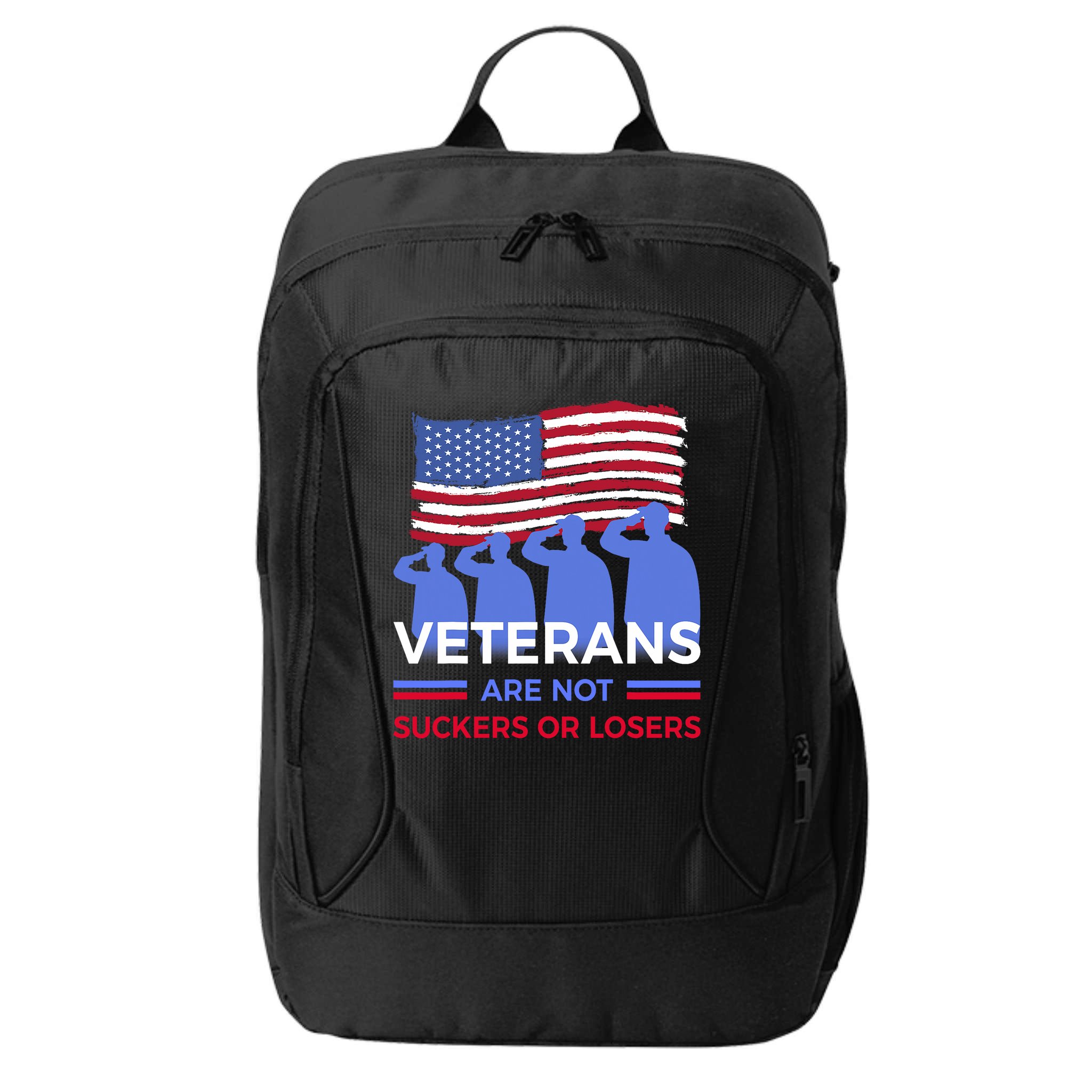 Veterans Are Not Suckers Or Losers City Backpack